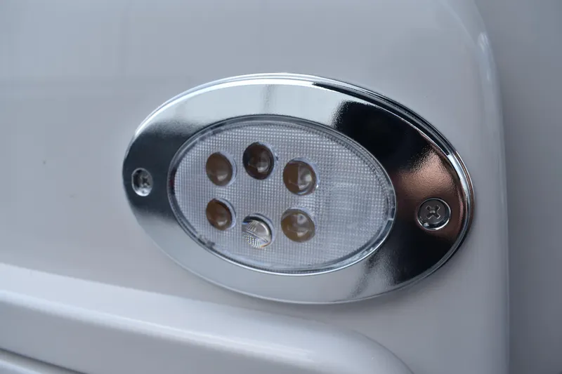 Slide: The Image of LED light fixture on 2026 Lowe SF 212 WT Sport Fish boat. - 32