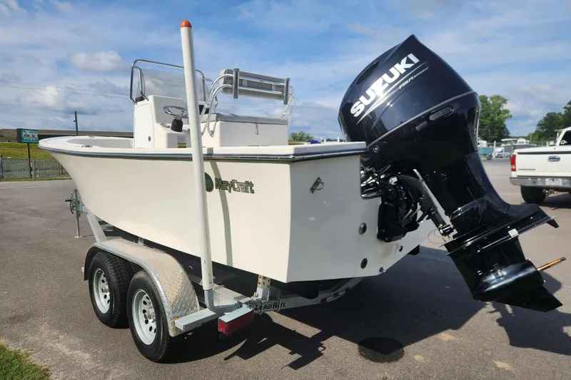 Slide: The Image of 2023 May-Craft 20 Cape Classic boat with Suzuki outboard motor on trailer. - 4