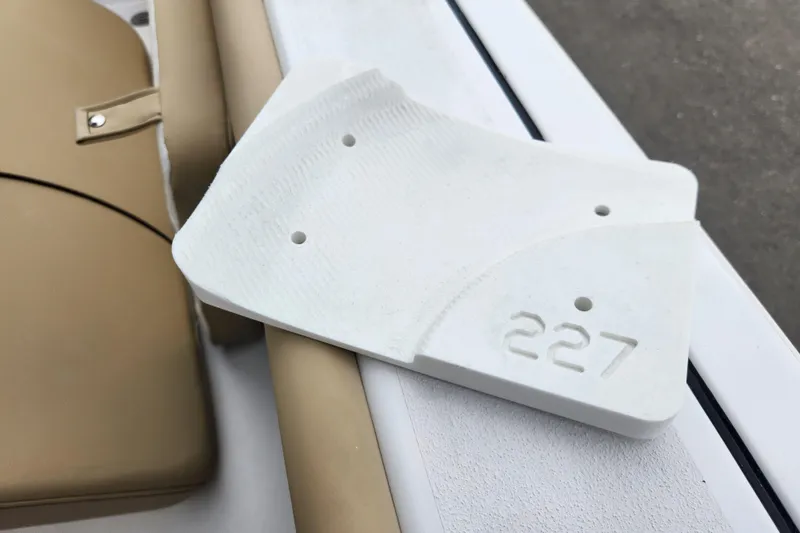 Slide: The Image of White component labeled "227" on Sportsman Masters 227 Bay Boat, 2026 model. - 27