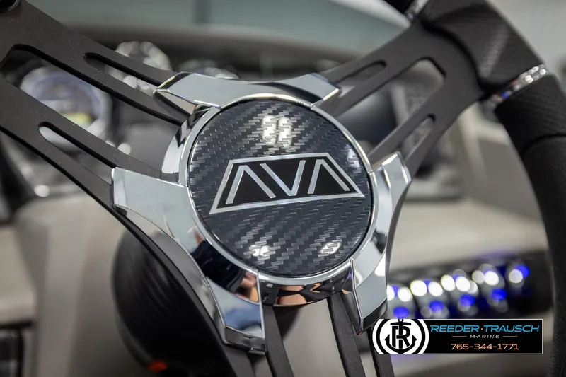 Slide: The Image of Steering wheel of 2026 Avalon LSZ VRB with carbon fiber detail. - 30