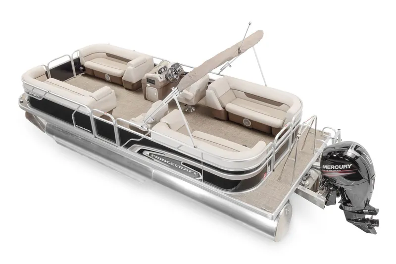 Slide: The Image of Manufacturer Provided Image: 2018 Princecraft Vectra 23 XT pontoon boat with Mercury outboard motor. - 20