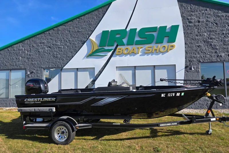 Slide: The Image of 2021 Crestliner 1850 Fish Hawk SC JS boat at Irish Boat Shop. - 0