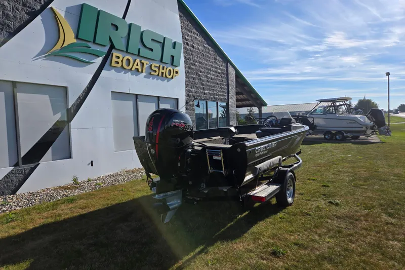 Slide: The Image of 2021 Crestliner 1850 Fish Hawk SC JS at Irish Boat Shop, sunny day. - 3
