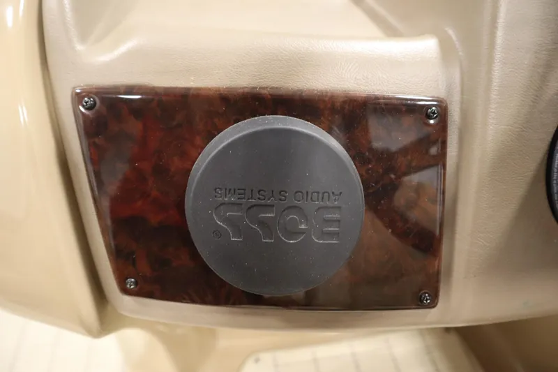 Slide: The Image of Audio system panel on 2018 Lowe 230 Retreat WT boat dashboard. - 22