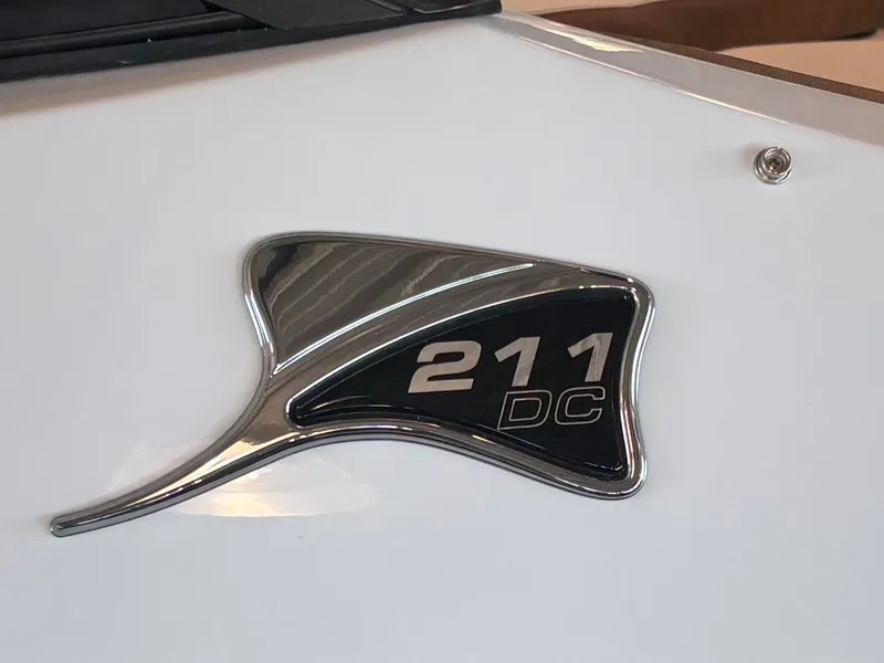 Slide: The Image of 2026 Stingray 211DC logo on sleek white surface. - 3