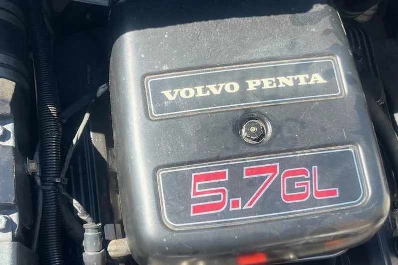 Slide: The Image of Volvo Penta 5.7GL engine in 1997 Reinell 240 boat. - 9