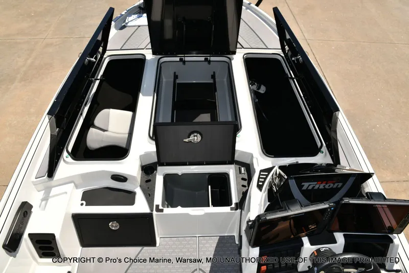 Slide: The Image of Triton 20XP Patriot Traction Mat Interior 2023 - 9