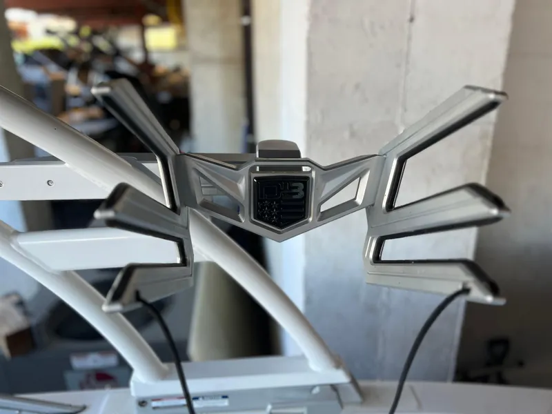 Slide: The Image of 2022 Chaparral 23 Surf boat wakeboard tower rack. - 16