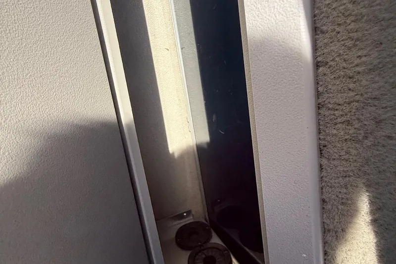 Slide: The Image of Close-up of Sylvan Mirage Fish 8520 4-PT 2016 interior detail, showing textured surfaces. - 26