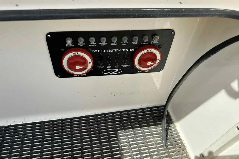 Slide: The Image of DC distribution center on a 2005 Regal 3350 Sport Cruiser boat. - 30