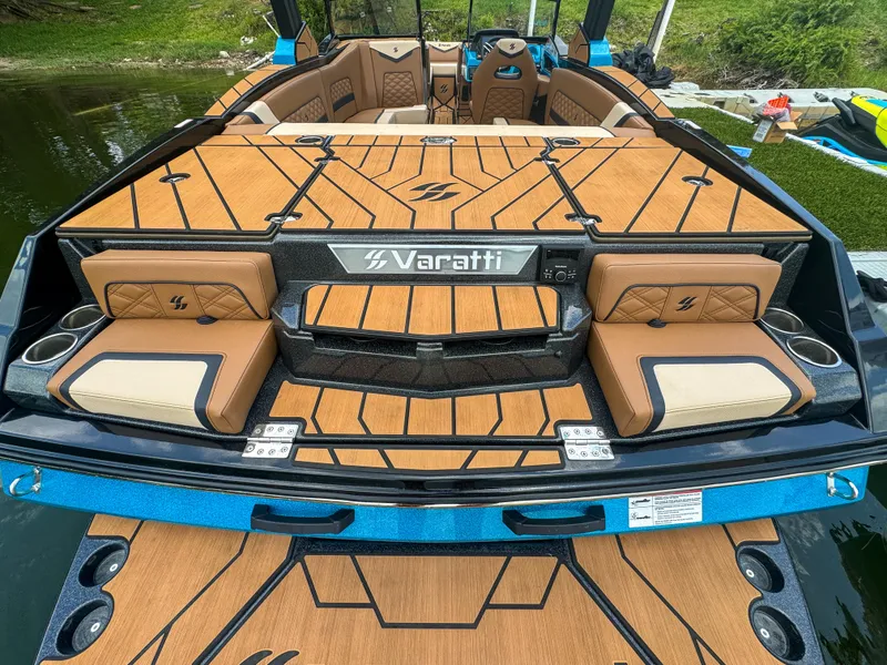 Slide: The Image of 2024 Varatti Z2373 boat with luxurious seating and modern design. - 34