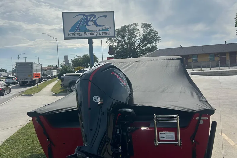 Slide: The Image of 2026 Lund 1800 Explorer Sport boat at Premier Boating Center with Mercury engine. - 5