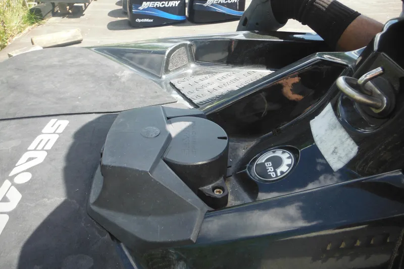 Slide: The Image of 2016 Sea-Doo GTX Limited 300 dashboard with BRP logo and control panel. - 19