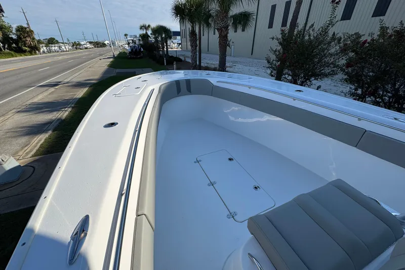 Slide: The Image of Interior of 2026 Cape Horn 31 T boat with toilet and Garmin equipment. - 21