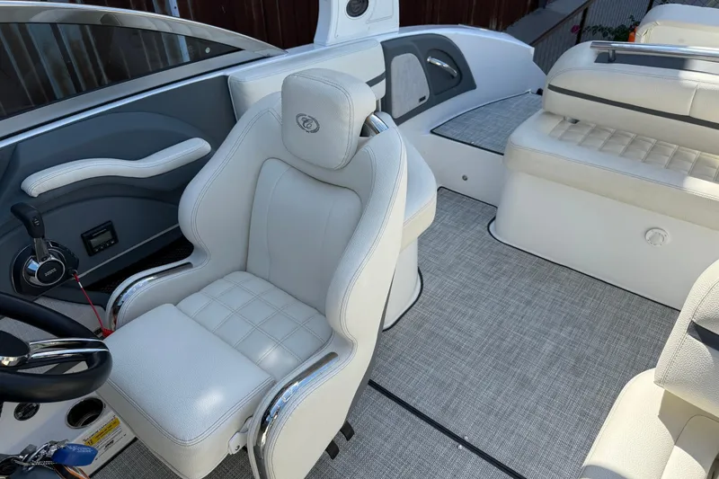 Slide: The Image of Luxurious interior of 2019 Cobalt R3 boat with plush seating and modern design. - 15