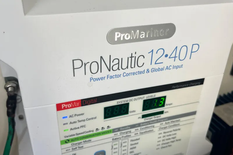 Slide: The Image of ProMariner ProNautic 12-40P charger on 2001 Cruisers Yachts 3470 Express. - 20