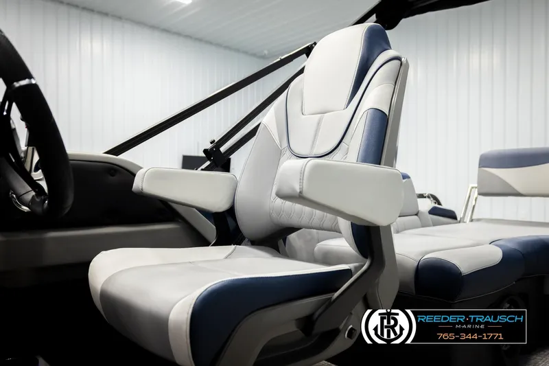 Slide: The Image of Luxurious seating in 2026 Avalon LSZ QLS boat, featuring modern design and comfort. - 43