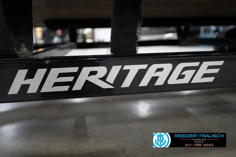 Slide: The Image of Heritage trailer detail for 2008 Misty Harbor 2085CR at Reeder Trausch Marine. - 49