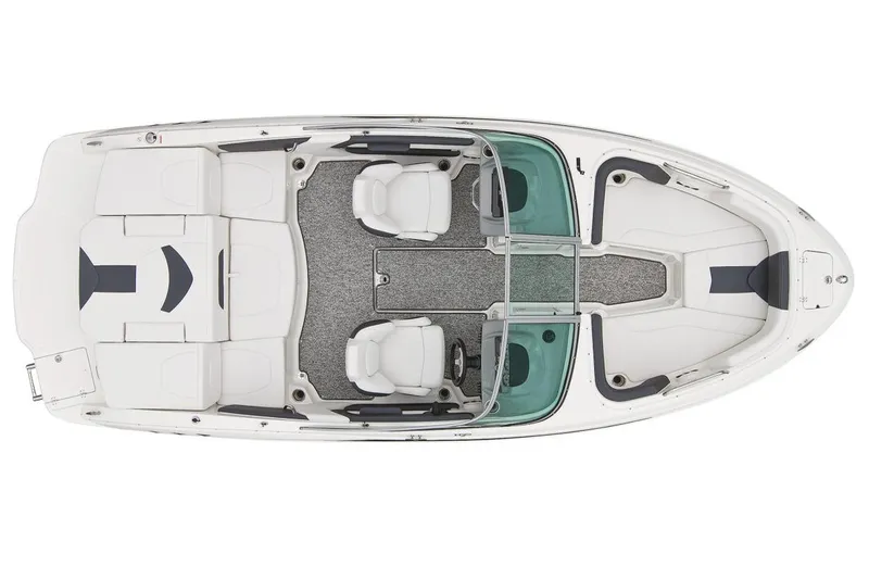 Slide: The Image of Manufacturer Provided Image: 2017 Chaparral 21 H2O Sport boat interior, top view. - 5