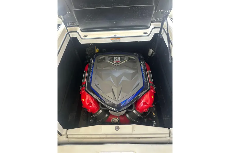 Slide: The Image of Engine compartment of a 2017 Nautique Super Air Nautique G21 boat. - 18