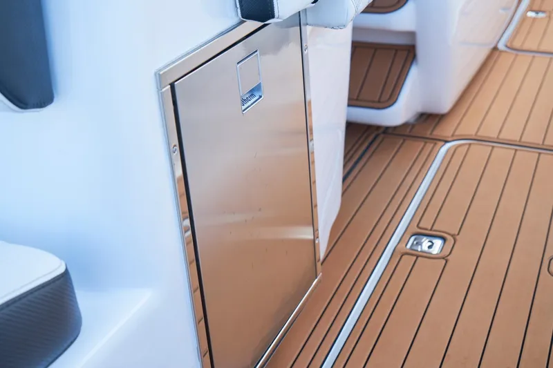 Slide: The Image of 2020 Midnight Express 37' Open boat with teak flooring and stainless steel hatch. - 13