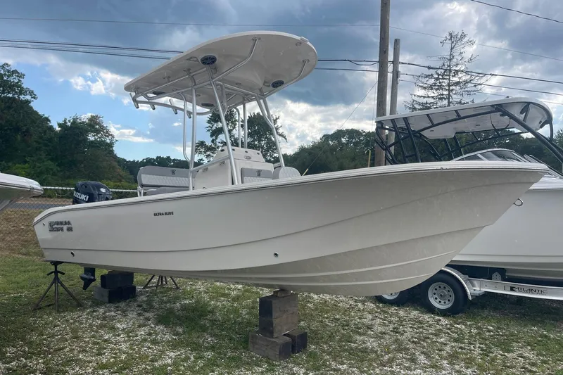 The Image of 2026 Carolina Skiff 22 Ultra Elite boat on display outdoors. - 0