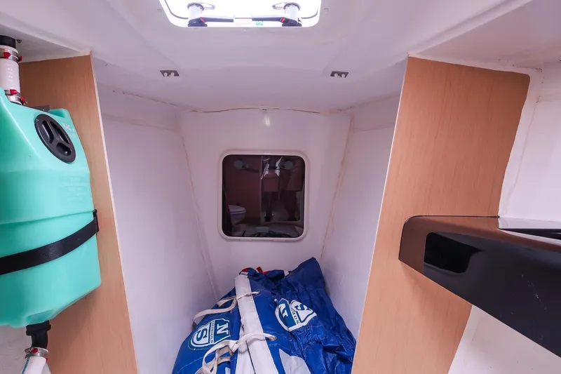 Slide: The Image of Interior of 2017 Jeanneau SunFast 3200 sailboat with storage and equipment. - 40
