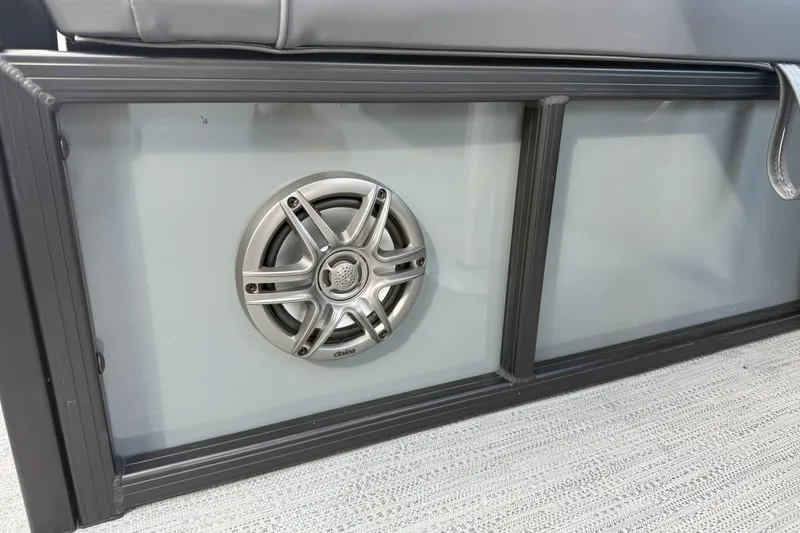 Slide: The Image of 2026 Godfrey SWEETWATER 2286 SFL interior speaker and USB port detail. - 24