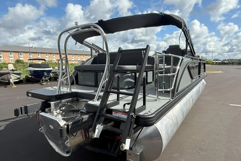Slide: The Image of 2026 Godfrey SWEETWATER 2286 SFL pontoon boat with sleek design and modern features. - 6
