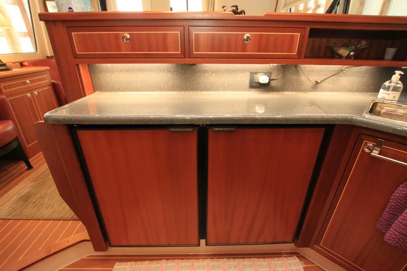 Slide: The Image of Luxurious wooden kitchen interior on 2011 Fathom Element 43 yacht. - 31