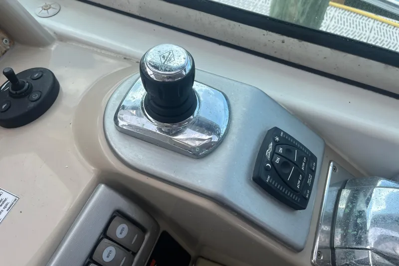 Slide: The Image of Control panel of a 2012 Formula 34 Performance Cruiser boat. - 15