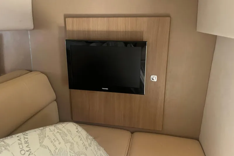 Slide: The Image of Interior of 2012 Formula 34 Performance Cruiser with wall-mounted Toshiba TV. - 43