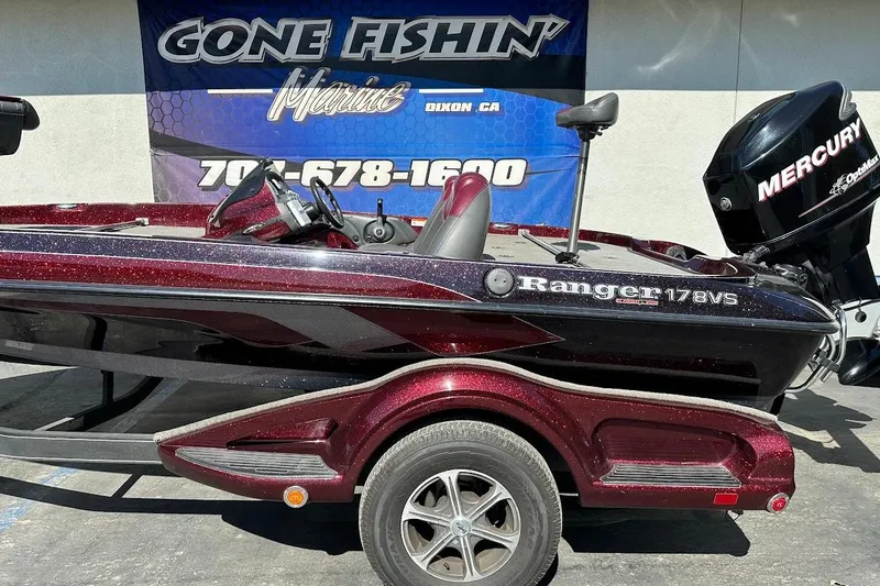 Slide: The Image of 2010 Ranger 178 VS boat with Mercury engine at Gone Fishin' Marine. - 7
