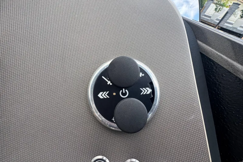 Slide: The Image of JL Audio MediaMaster 50 installed in 2022 Premier Solaris 230 boat dashboard. - 58