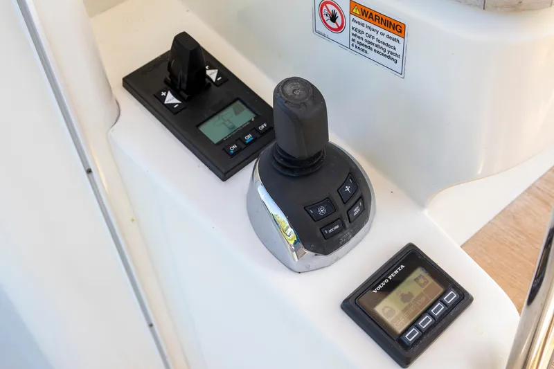 Slide: The Image of Control panel of 2018 Cranchi Eco Trawler 53 Long Distance yacht. - 43