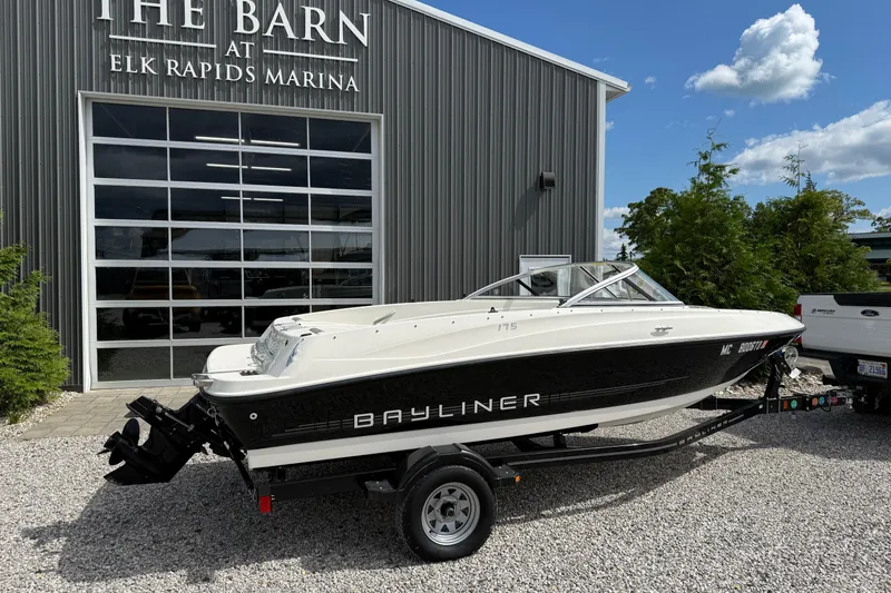 Slide: The Image of 2012 Bayliner 175 boat on trailer at Elk Rapids Marina. - 3