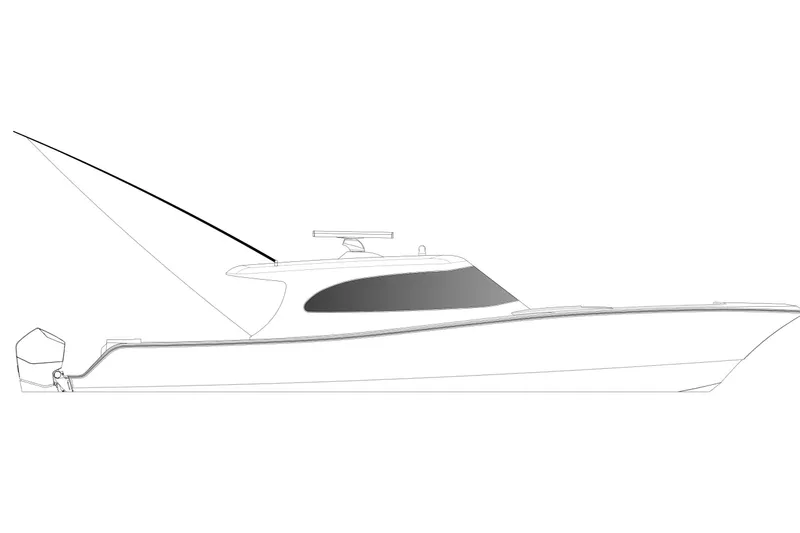 Slide: The Image of Interior of 2026 Front Runner 55 Catamaran, featuring modern seating and navigation area. - 6