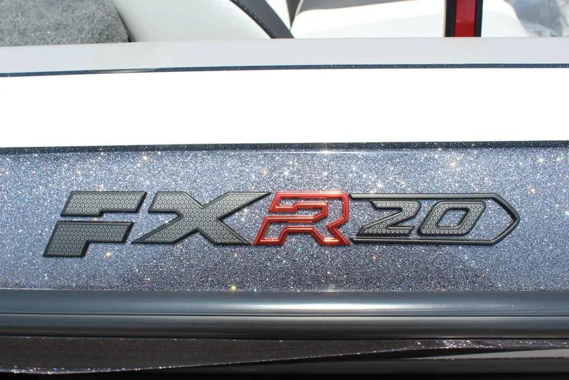 Slide: The Image of 2026 Skeeter FXR20 FLEX logo on a sparkling boat surface. - 16