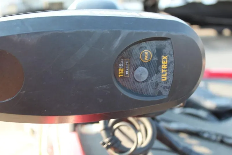 Slide: The Image of Close-up of Ultrex trolling motor on 2016 Skeeter ZX250 boat. - 16