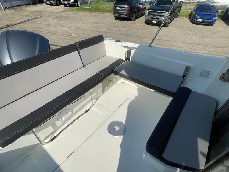 Slide: The Image of 2022 Jeanneau NC Weekender 795 Series 2 boat interior with seating area. - 19