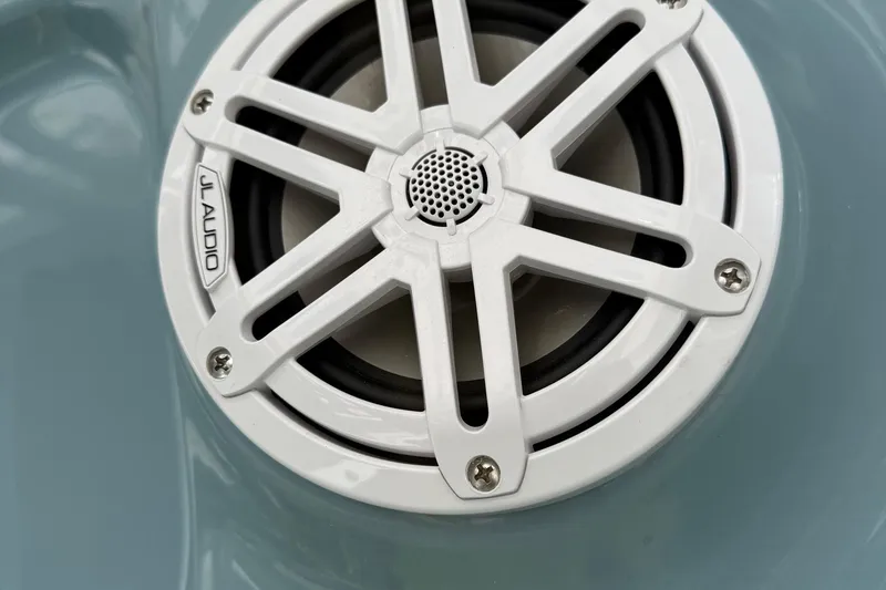 Slide: The Image of JL Audio speaker on 2026 Sea Hunt Ultra 245 SE boat. - 20