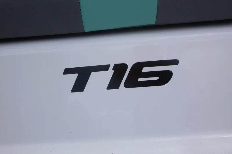 Slide: The Image of 2026 Tahoe T16 logo on white surface, featuring bold black lettering. - 15