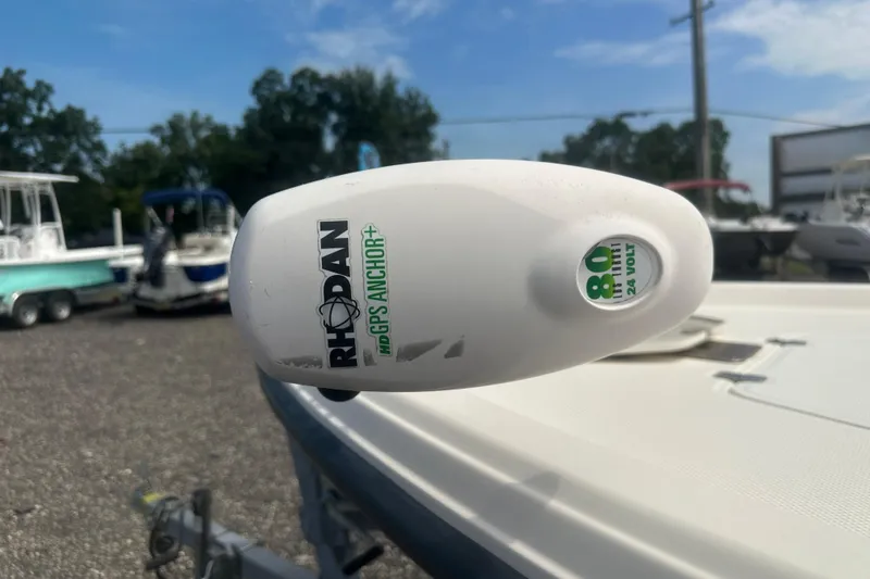 Slide: The Image of Rhodan GPS Anchor on 2003 Key West 196 Bay Reef boat, outdoor setting. - 11