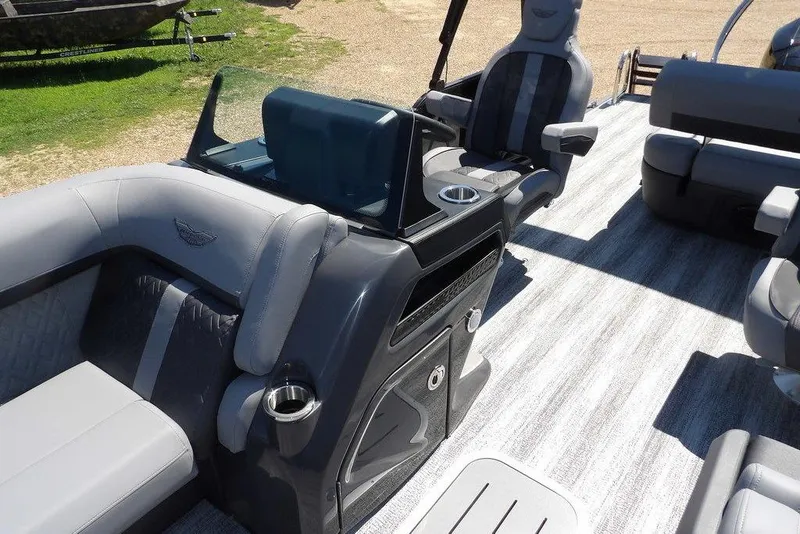 Slide: The Image of 2026 Bennington M Swingback 24 MSB interior with luxurious seating and modern design. - 26