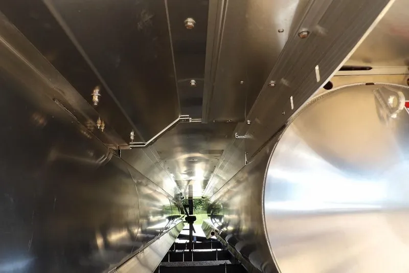 Slide: The Image of Underneath view of 2026 Bennington M Swingback 24 MSB pontoon boat. - 57