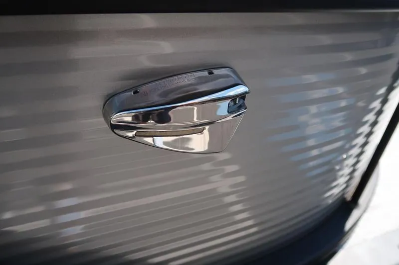 Slide: The Image of Chrome detail on 2026 Bennington S Quad Bench 22 SSR pontoon boat. - 21