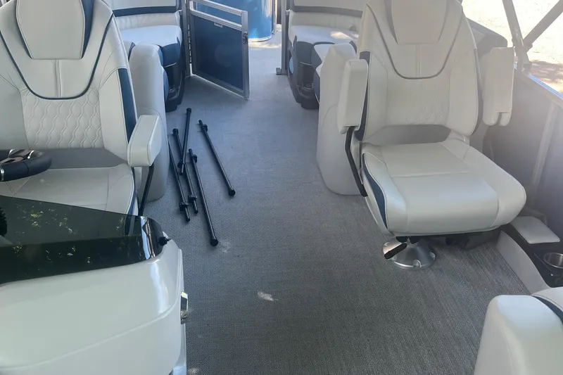 Slide: The Image of Luxurious interior of 2026 Avalon 23 LSZ Quad Lounger with plush seating and modern design. - 3