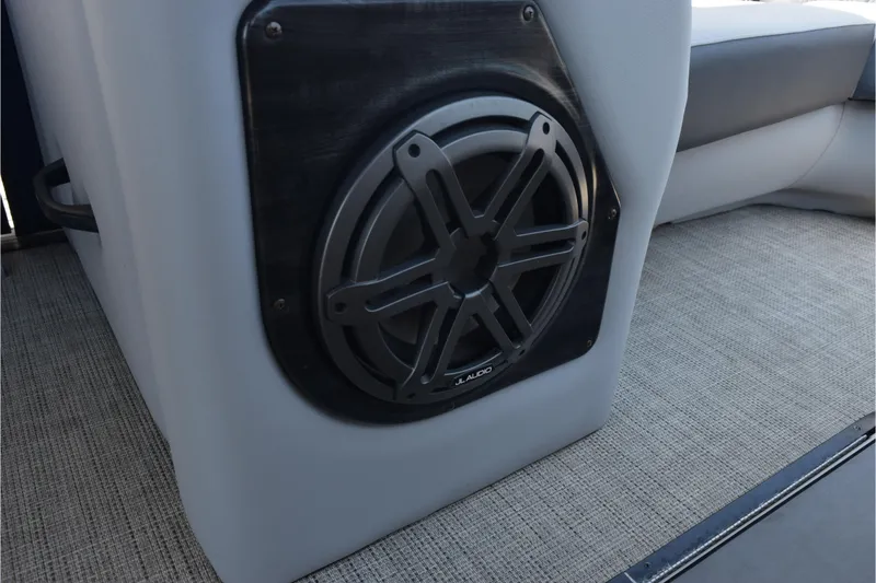 Slide: The Image of Speaker system in 2020 Harris Solstice 230 boat interior. - 20