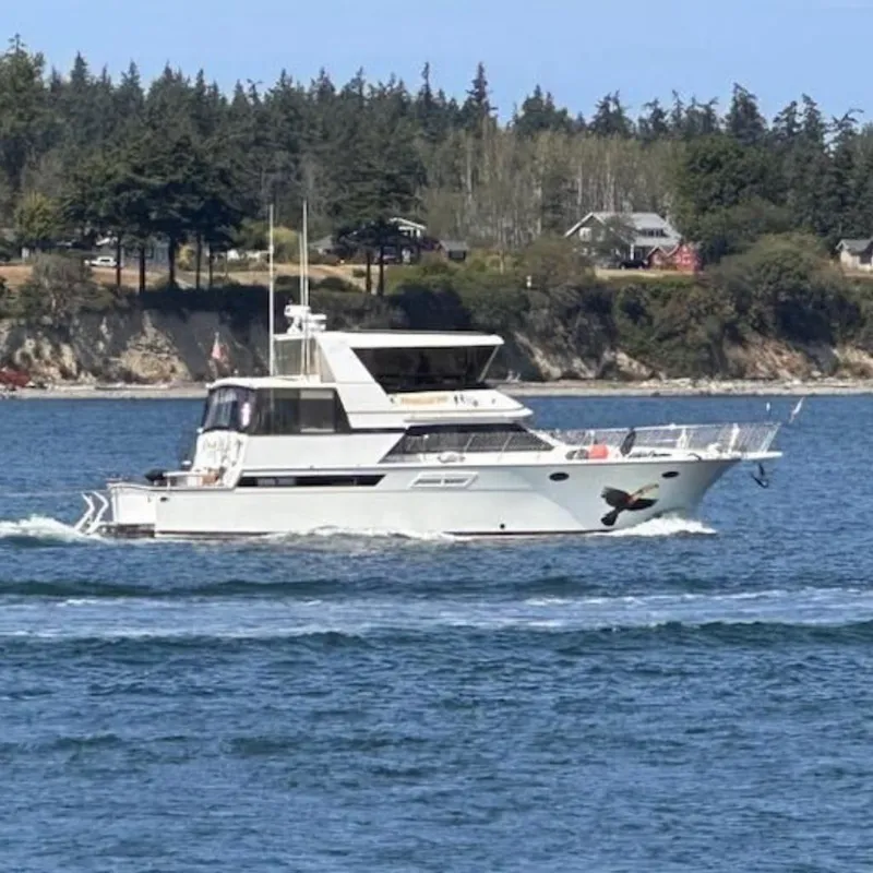 Slide: The Image of Californian 52 Cockpit Motor Yacht 1991 - 3