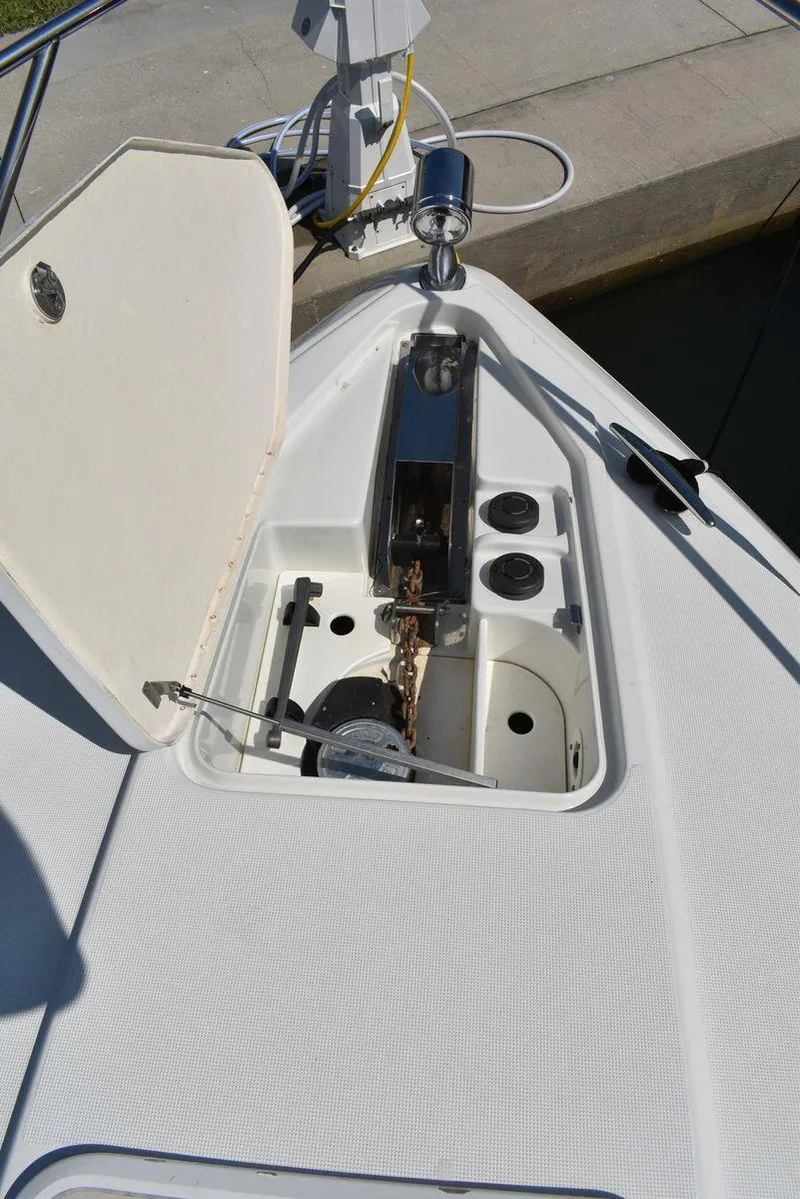 Slide: The Image of Anchor compartment of a 2005 Formula 37 PC boat. - 24